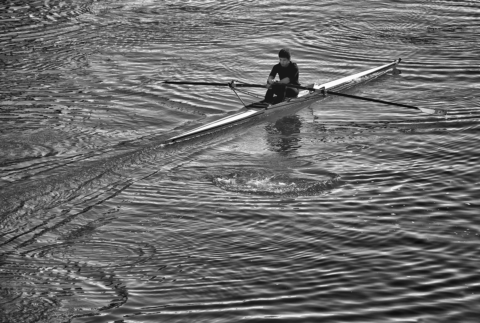 Des ronds dans l'eau